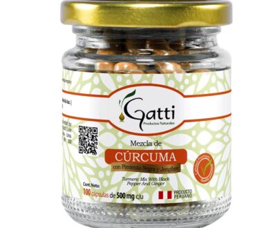Capsulas De Curcuma 500 mg / 100 caps Gatti